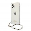 iPhone 12/iPhone 12 Pro Case Script & Pearls White Clear