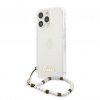 iPhone 13 Pro Case Pearl Handle Script Logo White