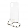 iPhone 13 Mini Case Pearl Handle Script Logo White