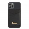Magnetic card holder Metal Logo MagSafe Black