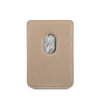Magnetic Cardholder Metal Logo MagSafe Gold