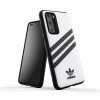 Huawei P40 Case OR 3 Stripes Snap Case White Black