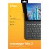 iPad 10.2 (gen 7/8/9) Cover with keyboard Messenger Folio 2 Charcoal