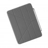 iPad Air 13 (M2/M3) Cover Origami No3 Pencil Case Grey