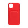 iPhone 11 Case Card Holder Red