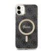 iPhone 11 Case 4G Pattern MagSafe Black