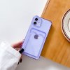 iPhone 11 Case Card Holder Shockproof Purple