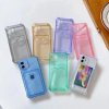 iPhone 11 Case Card Holder Shockproof Purple