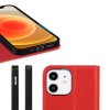 iPhone 12 Mini Cover Genuine Leather Red