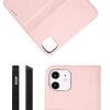 iPhone 12 Mini Cover Genuine Leather Pink
