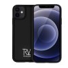 iPhone 12 Mini Cover Detachable Wallet Case Black