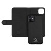 iPhone 12 Mini Cover Detachable Wallet Case Black