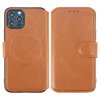 iPhone 12/iPhone 12 Pro Cover Foldable Card Slot Brown