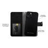 iPhone 13/14/15/16e/17e Cover Magnet Wallet+ MagSafe Black