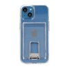 iPhone 13 Case with Stand Card Holder Transparent