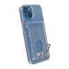 iPhone 13 Case with Stand Card Holder Transparent