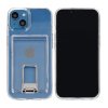 iPhone 13 Case with Stand Card Holder Transparent