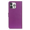 iPhone 13 Pro Cover Litchi Purple