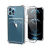 iPhone 13 Pro Max Case Card Holder Shockproof Transparent