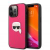 iPhone 13 Pro Case Metal Logo Pink