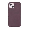 iPhone 13/iPhone 14 Cover Detachable Wallet Case Purple