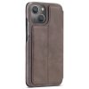 iPhone 14 Plus Cover Flip Dark Brown