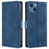 iPhone 14 Plus Cover Crocodile Pattern Blue