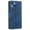 iPhone 14 Plus Cover Crocodile Pattern Blue
