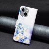 iPhone 14 Plus Cover Print Butterflies and Flowers