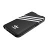iPhone 14 Pro Cover 3 Stripes Booklet Case Black White