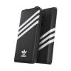 iPhone 14 Pro Cover 3 Stripes Booklet Case Black White