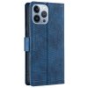 iPhone 14 Pro Cover Crocodile Pattern Blue