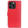 iPhone 14 Pro Cover Litchi Red