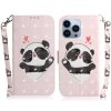iPhone 14 Pro Cover Print Panda Hearts