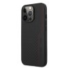 iPhone 14 Pro Max Case Carbon Effect Stamped Logo Black