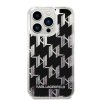 iPhone 14 Pro Case Liquid Glitter Monogram Black