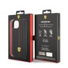 iPhone 14 Case Embossed Stripes Red