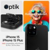 iPhone 14/15/14 Plus/15 Plus Camera Protector Glas.tR Optik Black 2-pack