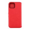 iPhone 15 Cover Detachable Wallet Case Red