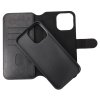iPhone 15 Pro Max Cover Detachable Wallet Case Black