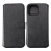iPhone 15 Pro Max Cover Detachable Wallet Case Black