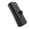 iPhone 15 Pro Max Cover Detachable Wallet Case Black