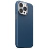 iPhone 15 Pro Max Case Litchi Pattern Series MagSafe Blue