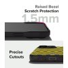 iPhone 15 Pro Max Case Onyx Design Checkerboard Yellow