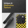 iPhone 15 Pro Max Case Onyx Design Checkerboard Yellow
