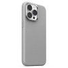 iPhone 15 Pro Case Litchi Pattern Series MagSafe Grey