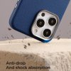 iPhone 15 Pro Case Litchi Pattern Series MagSafe Grey