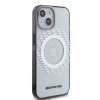 iPhone 15 Case Rhombus Pattern MagSafe AMG Transparent