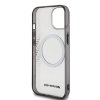 iPhone 15 Case Rhombus Pattern MagSafe AMG Transparent