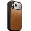 iPhone 17 Pro Max Cover Modern Leather Folio English Tan